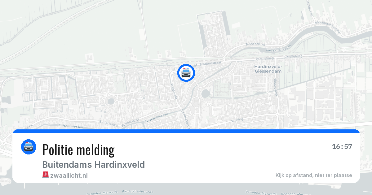 Politie melding — 6 apr 2026