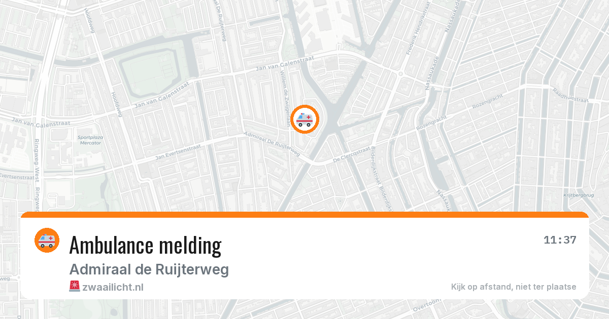 Ambulance melding — 23 feb 2026