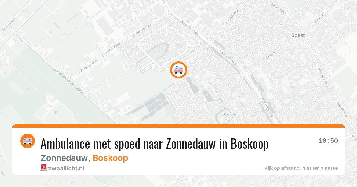 Ambulance met spoed naar Zonnedauw in Boskoop — 26 jan 2026