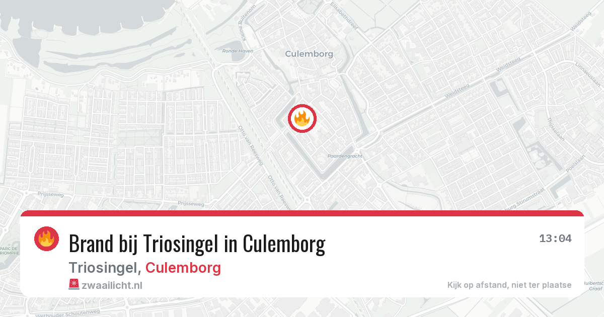 Brand bij Triosingel in Culemborg — 11 jul 2026