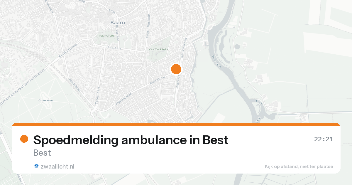 Spoedmelding ambulance in Best — 30 jan 2026
