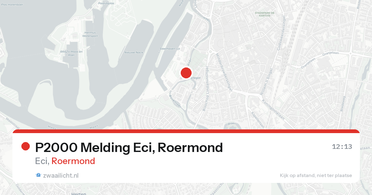 P2000 Melding Eci, Roermond — 7 feb 2026