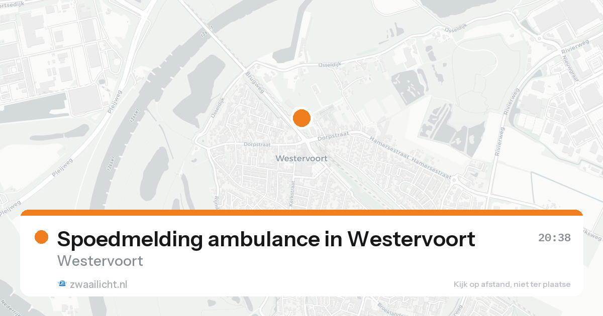 Spoedmelding ambulance in Westervoort — 17 mei 2026