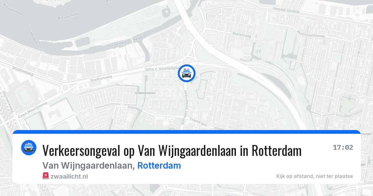 Verkeersongeval op Van Wijngaardenlaan in Rotterdam — 1 jul 2026