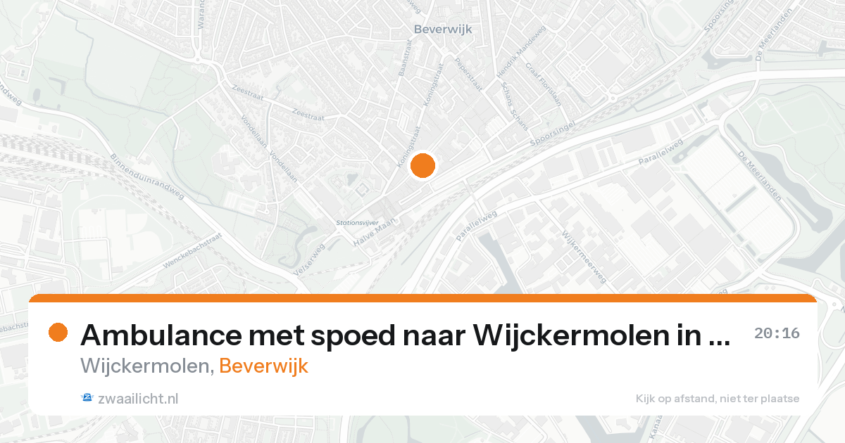 Ambulance met spoed naar Wijckermolen in Beverwijk — 31 mei 2026