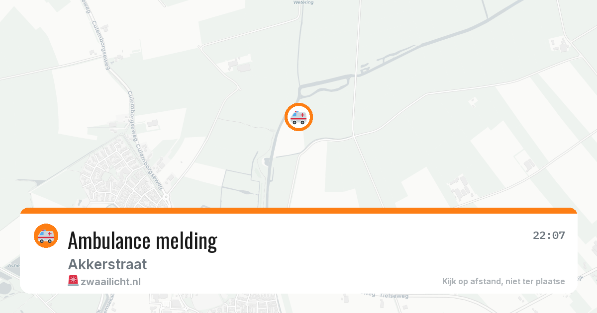 Ambulance melding — 3 jul 2026