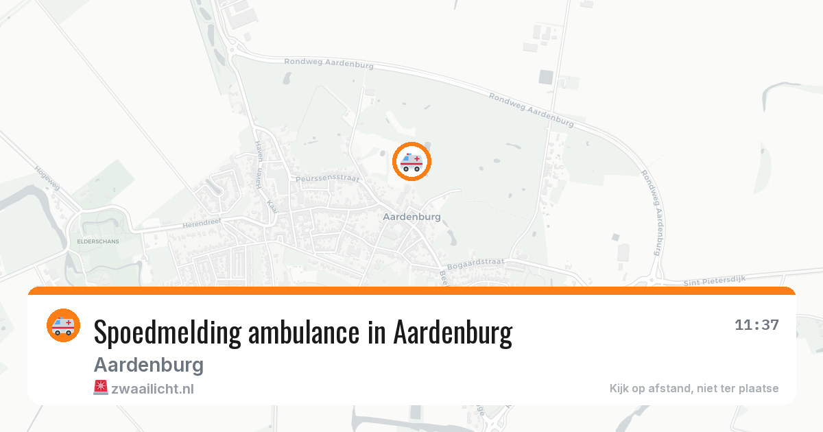 Spoedmelding ambulance in Aardenburg — 9 aug 2026