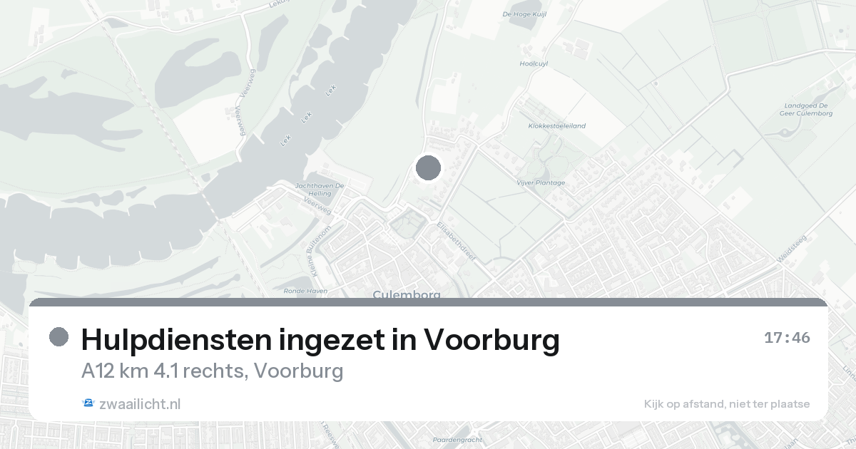 Hulpdiensten ingezet in Voorburg — 31 jan 2026 | 🚨 Zwaailicht.nl