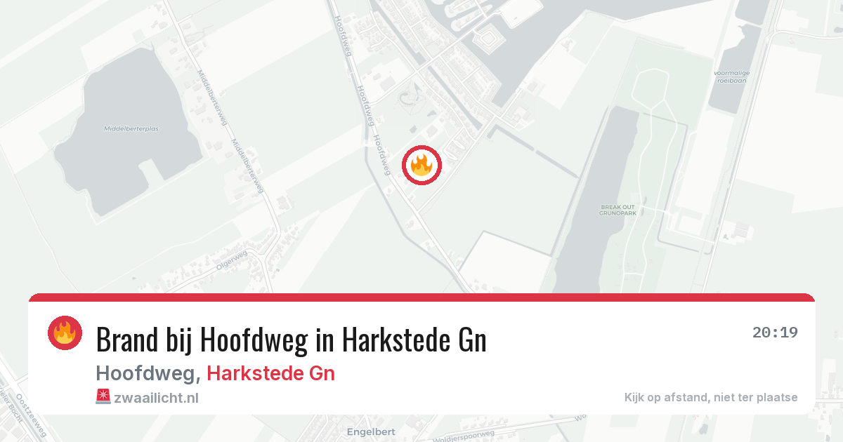 Brand bij Hoofdweg in Harkstede Gn — 27 mei 2026