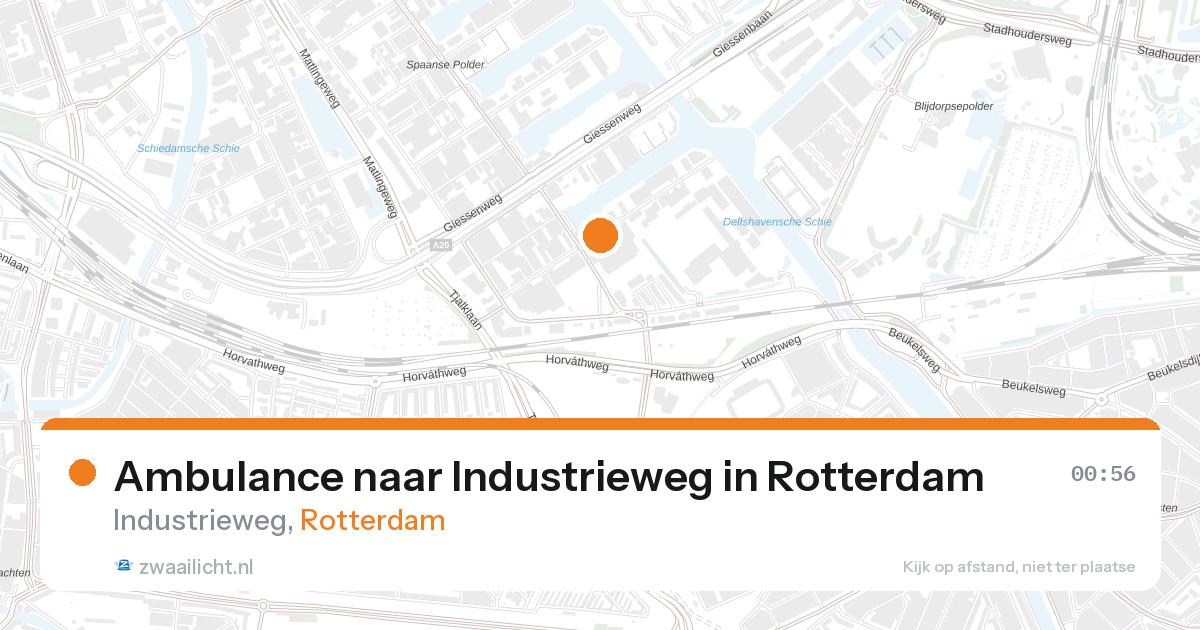 Ambulance naar Industrieweg in Rotterdam — 6 feb 2026