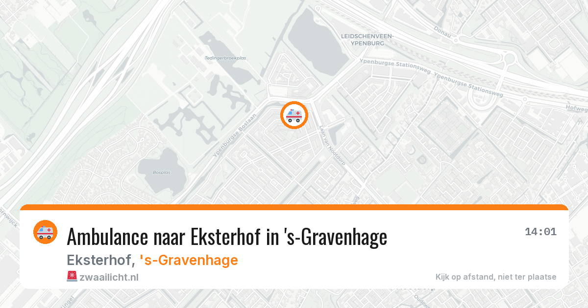 Ambulance naar Eksterhof in 's-Gravenhage — 4 mrt 2026