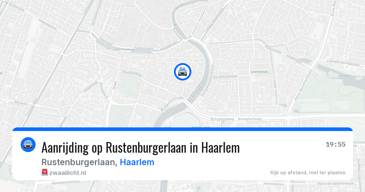 Aanrijding op Rustenburgerlaan in Haarlem — 5 jul 2026