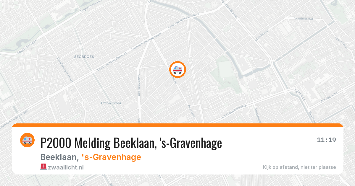 P2000 Melding Beeklaan, 's-Gravenhage — 5 feb 2026