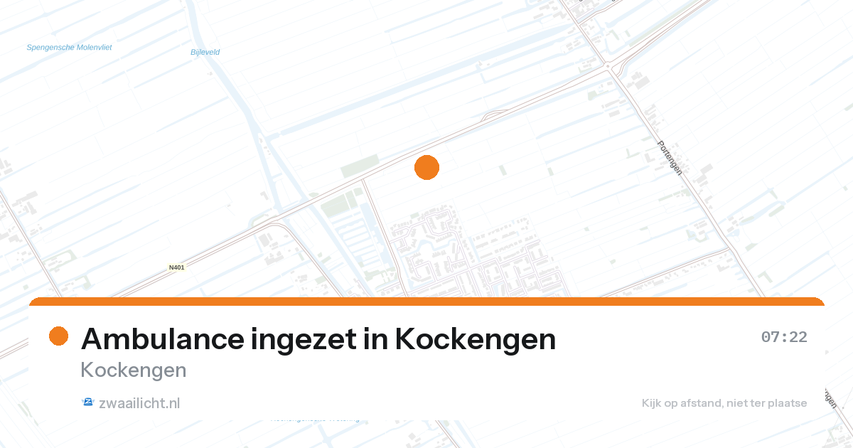 Ambulance ingezet in Kockengen — 20 aug 2026