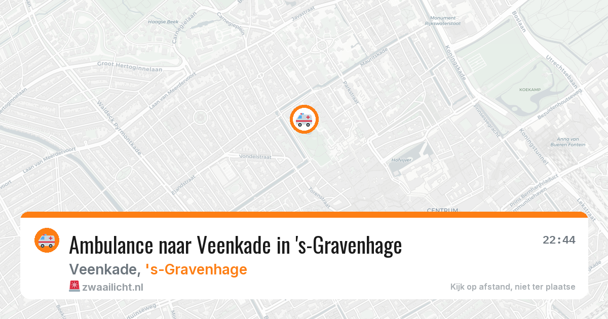 Ambulance naar Veenkade in 's-Gravenhage — 12 mei 2026