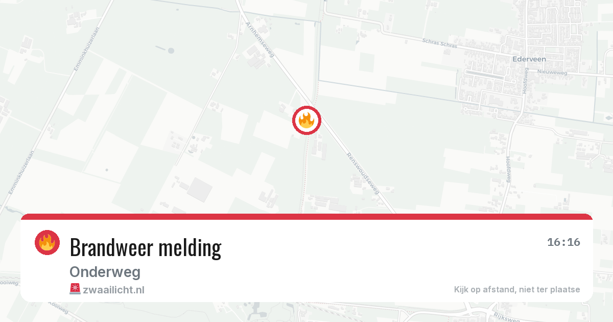 Brandweer melding — 24 jun 2026