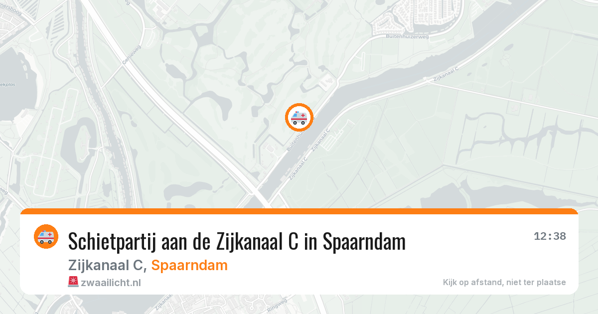 Schietpartij aan de Zijkanaal C in Spaarndam — 2 feb 2026