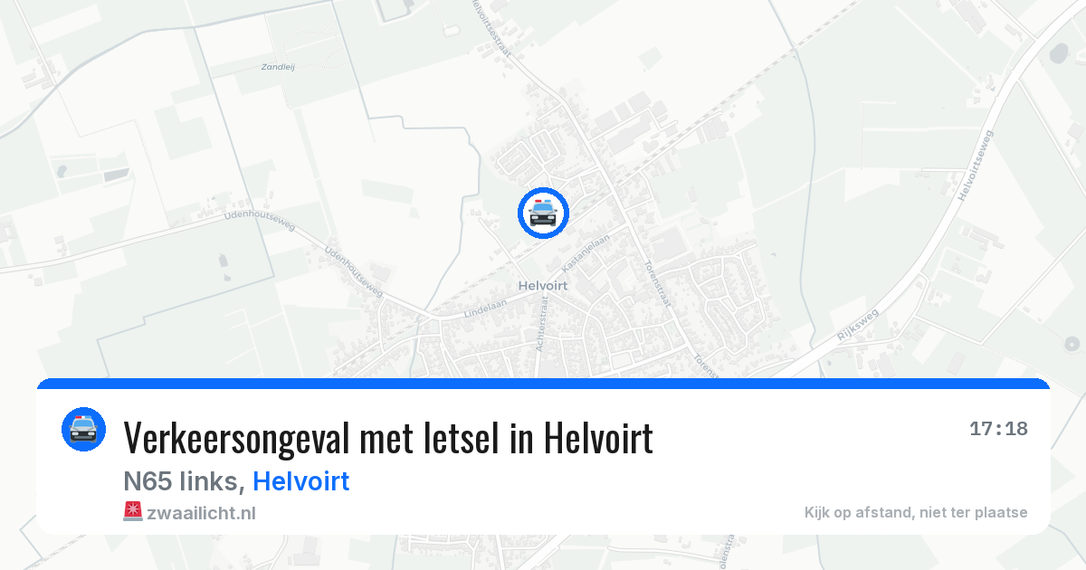Verkeersongeval met letsel in Helvoirt — 3 jun 2026