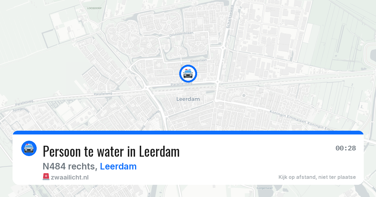 Persoon te water in Leerdam — 25 mei 2026