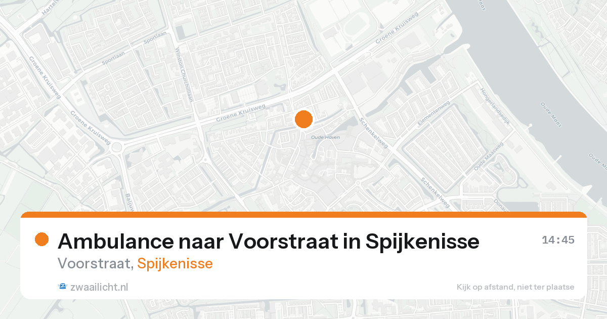 Ambulance naar Voorstraat in Spijkenisse — 19 aug 2026