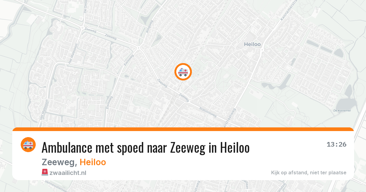 Ambulance met spoed naar Zeeweg in Heiloo — 4 jun 2026