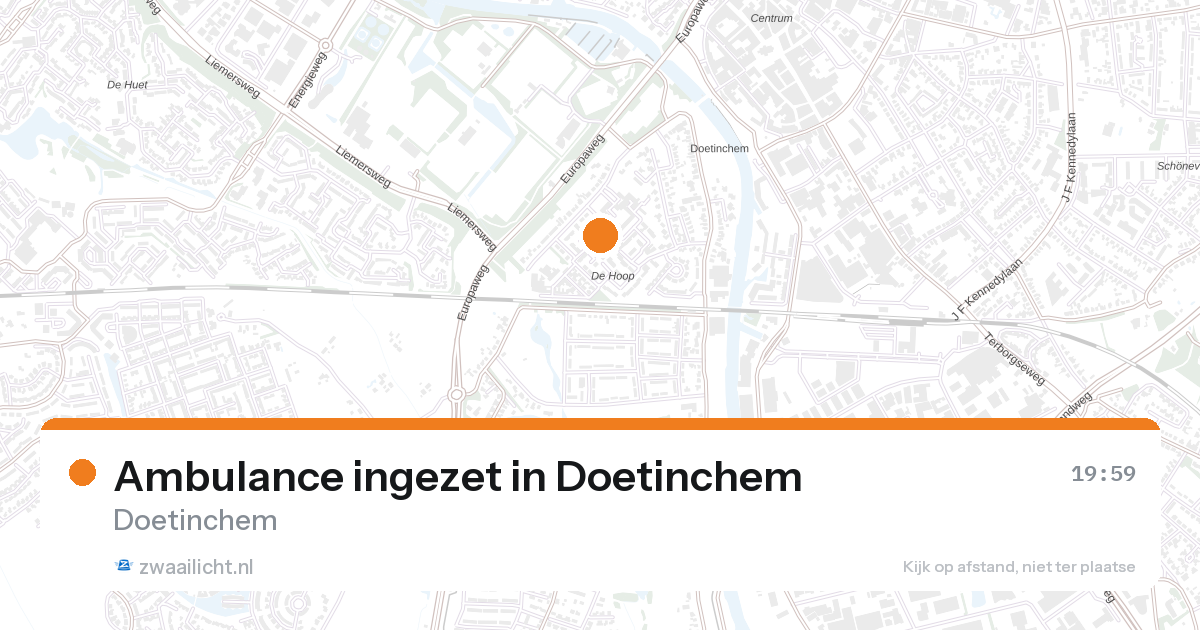 Ambulance ingezet in Doetinchem — 23 jul 2026