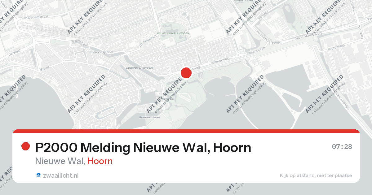 P2000 Melding Nieuwe Wal, Hoorn — 7 feb 2026