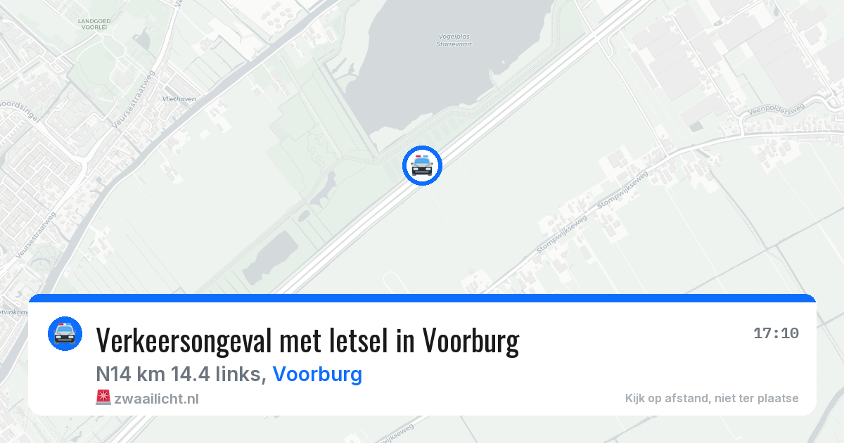 Verkeersongeval met letsel in Voorburg — 21 mrt 2026