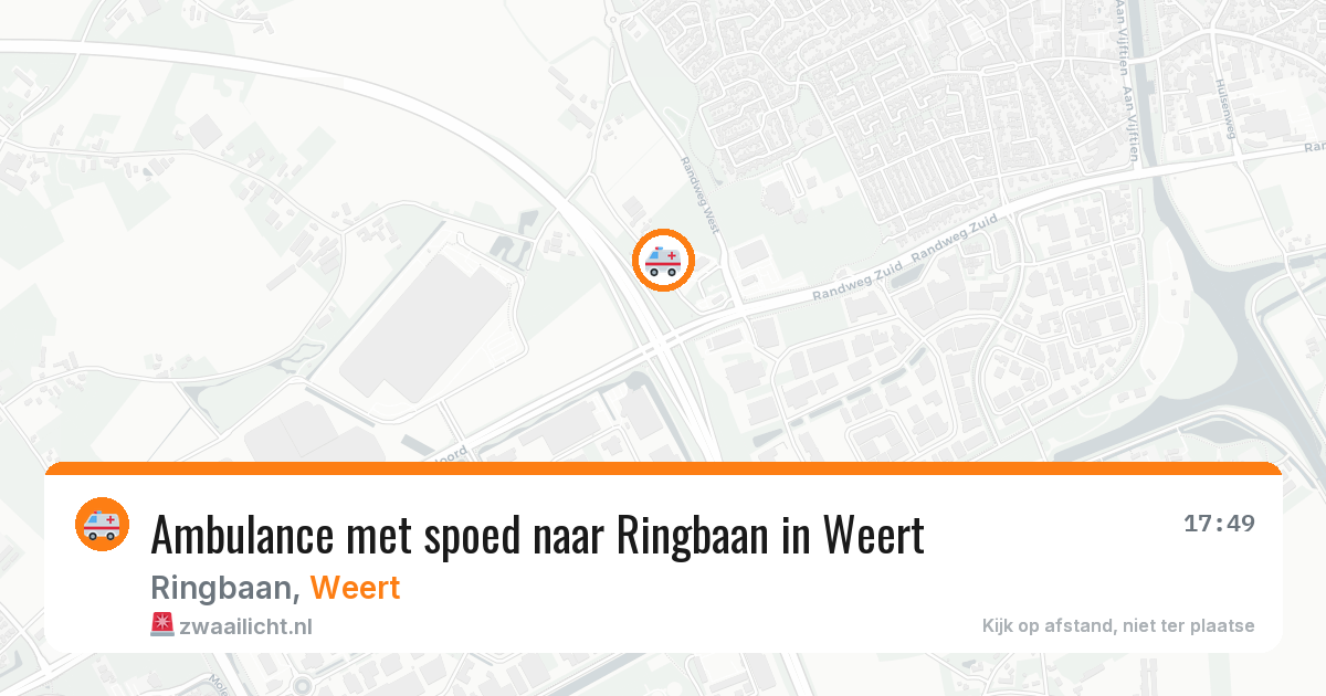 Ambulance met spoed naar Ringbaan in Weert — 25 feb 2026