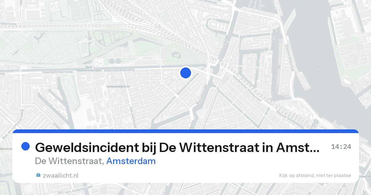 Geweldsincident bij De Wittenstraat in Amsterdam — 19 aug 2026
