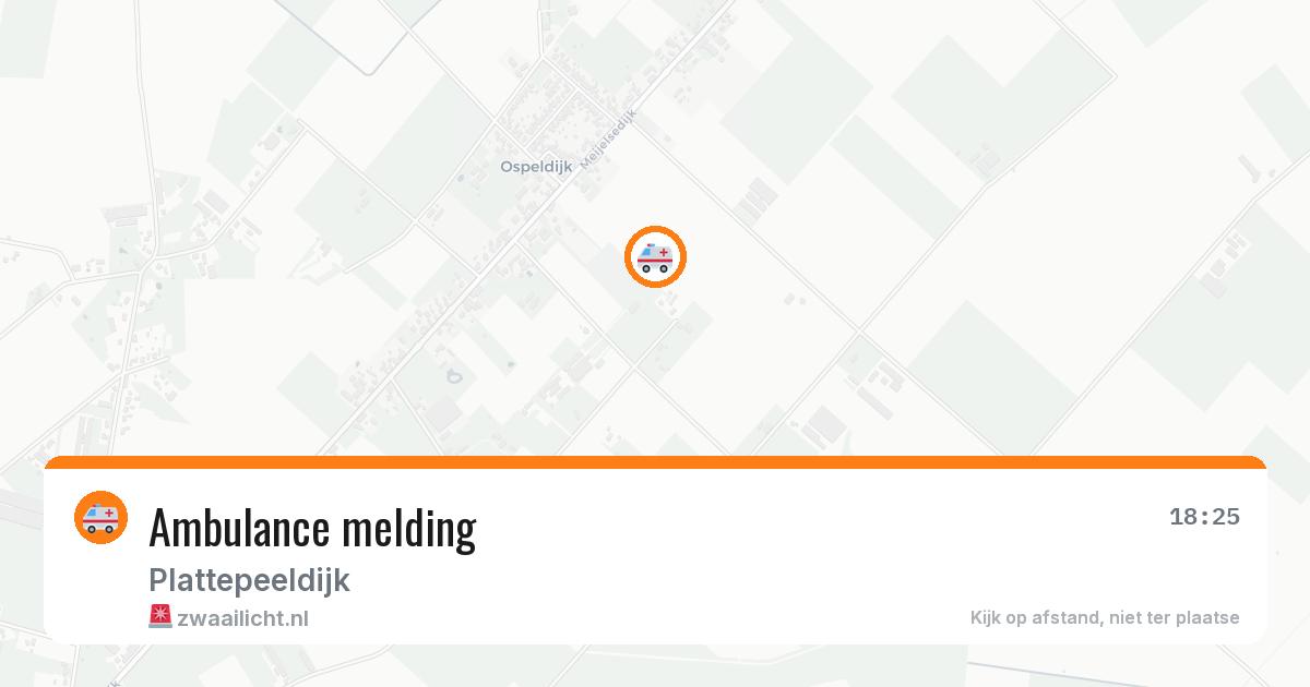 Ambulance melding — 5 jul 2026