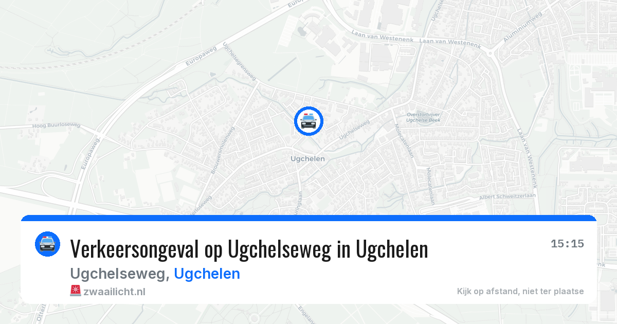 Verkeersongeval op Ugchelseweg in Ugchelen — 28 jun 2026