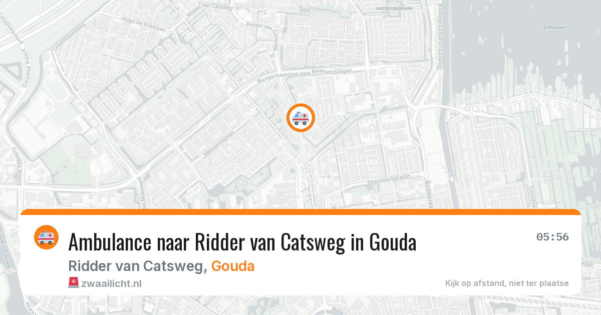 Ambulance naar Ridder van Catsweg in Gouda — 30 jan 2026