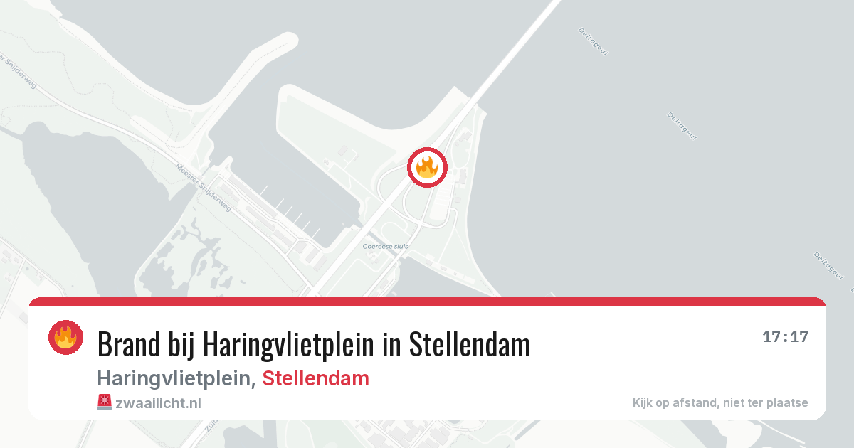 Brand bij Haringvlietplein in Stellendam — 27 jun 2026