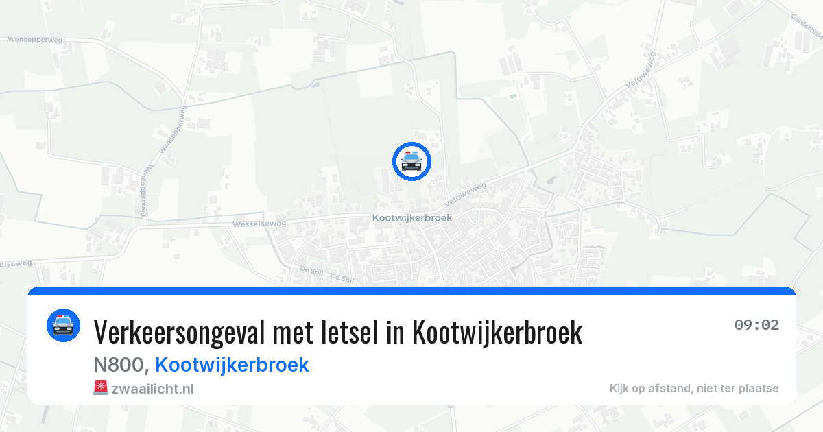 Verkeersongeval met letsel in Kootwijkerbroek — 8 apr 2026