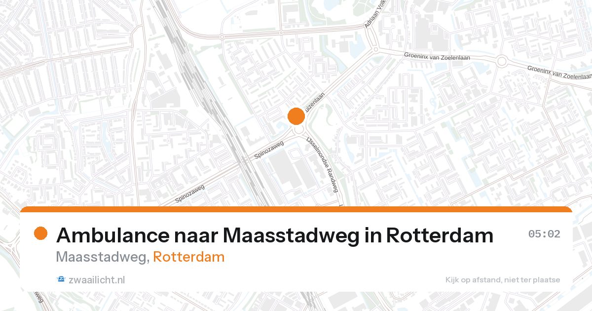 Ambulance naar Maasstadweg in Rotterdam — 7 feb 2026