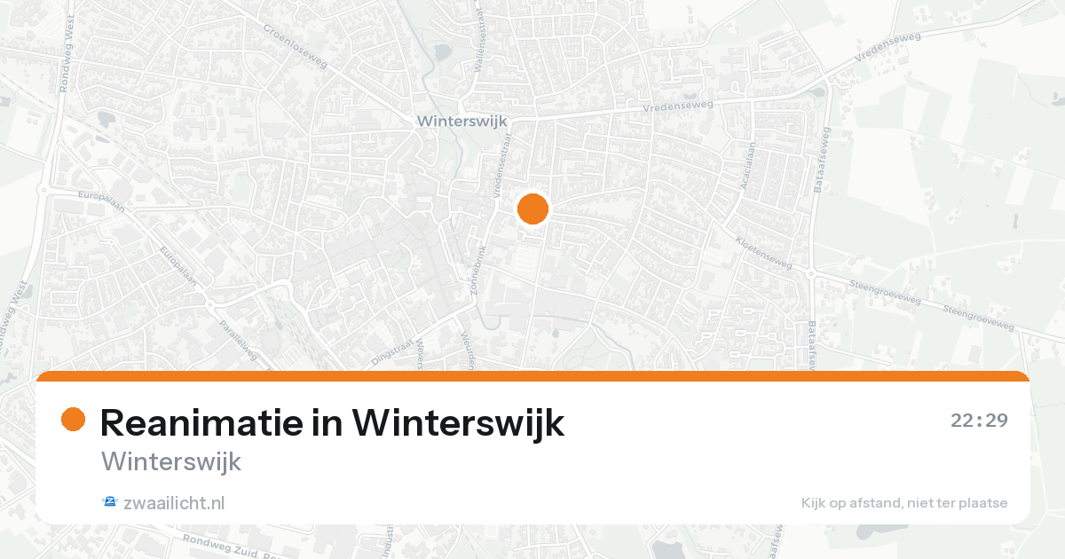 Reanimatie in Winterswijk — 16 aug 2026