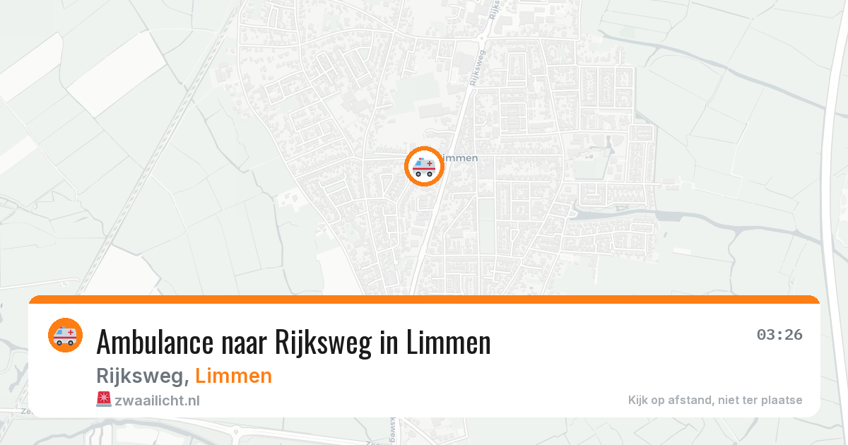 Ambulance naar Rijksweg in Limmen — 30 jun 2026