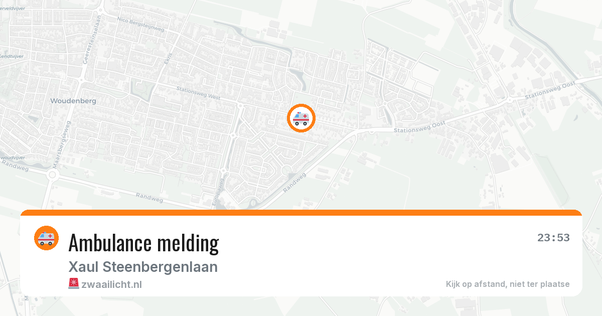 Ambulance melding — 30 apr 2026