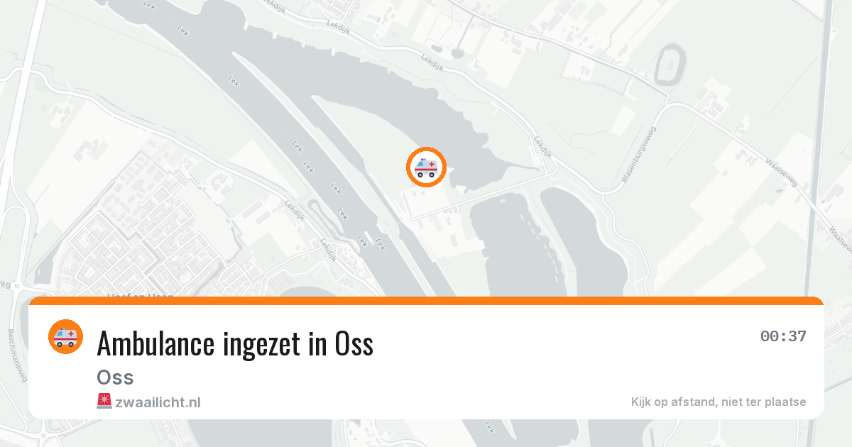 Ambulance ingezet in Oss — 28 jan 2026