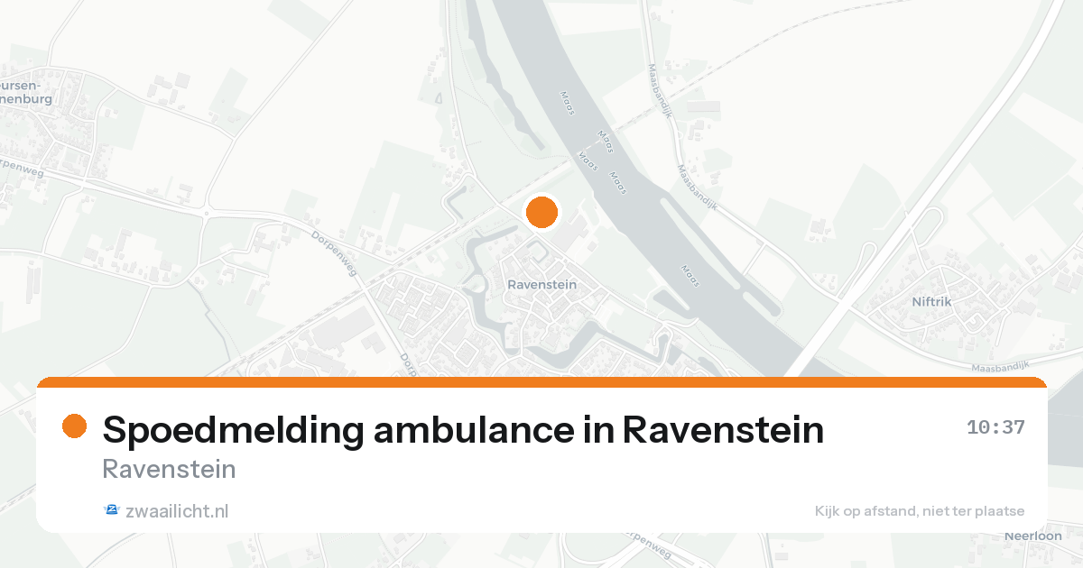 Spoedmelding ambulance in Ravenstein — 8 aug 2026