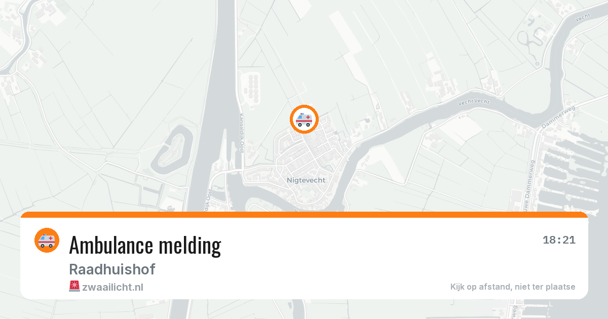 Ambulance melding — 4 jul 2026