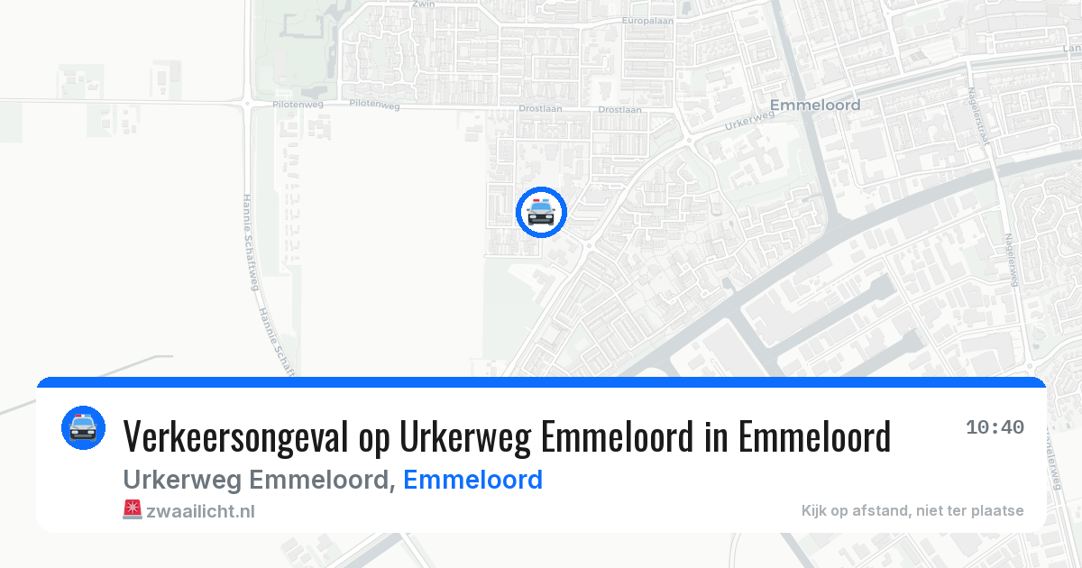 Verkeersongeval op Urkerweg Emmeloord in Emmeloord — 28 apr 2026