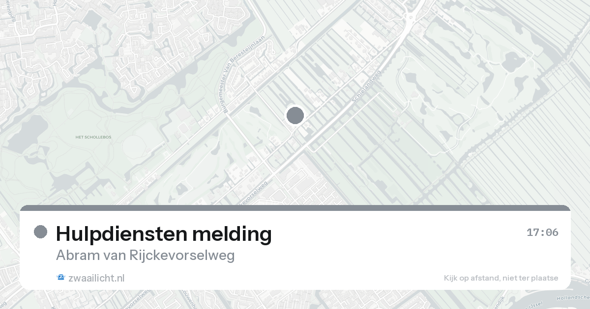 Hulpdiensten melding — 30 jan 2026