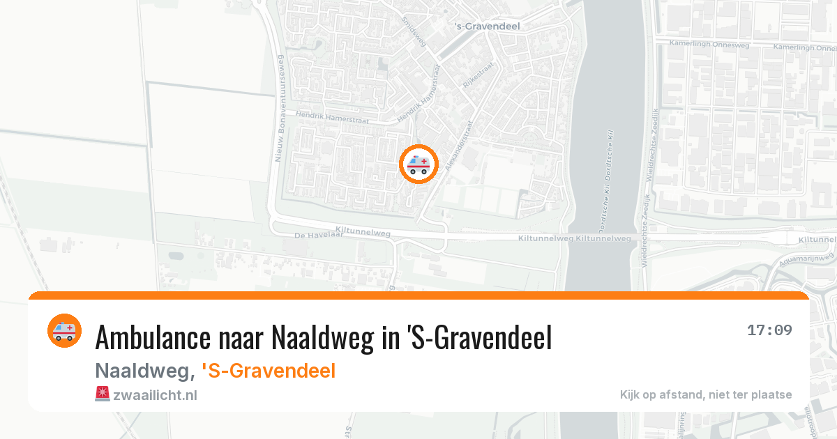 Ambulance naar Naaldweg in 'S-Gravendeel — 8 mrt 2026