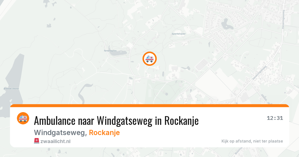 Ambulance naar Windgatseweg in Rockanje — 11 jun 2026