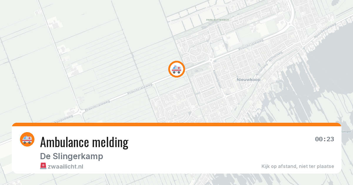 Ambulance melding — 12 mei 2026