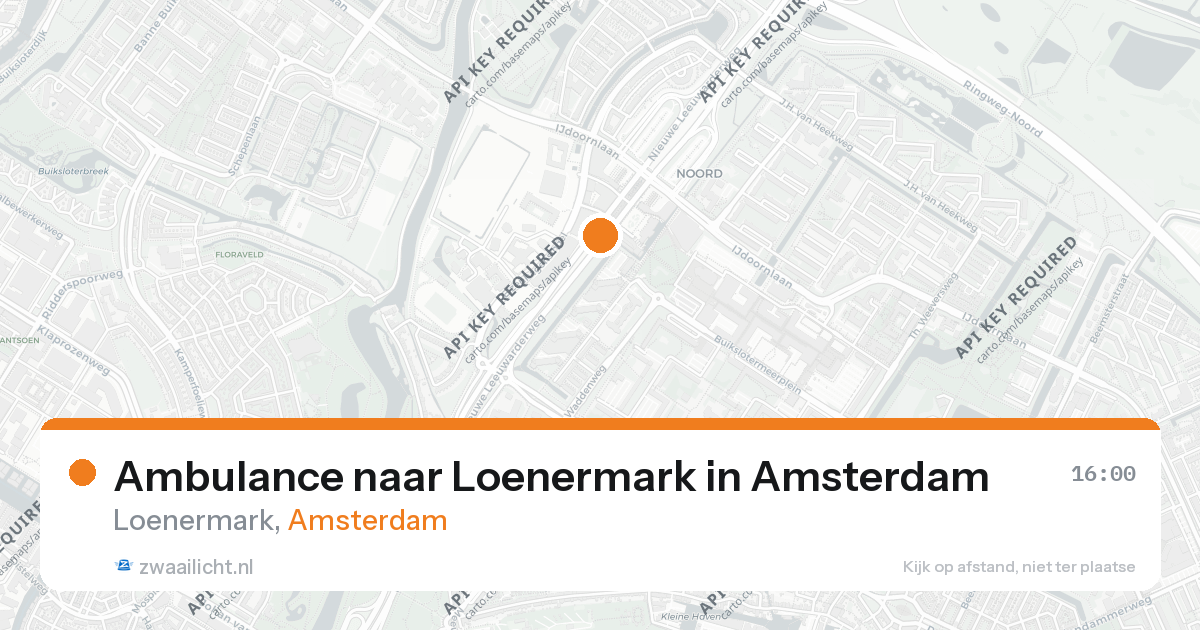 Ambulance naar Loenermark in Amsterdam — 26 aug 2026