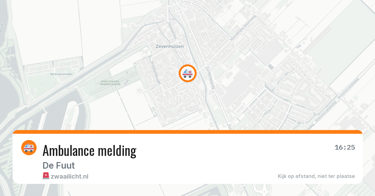 Ambulance melding — 26 jun 2026