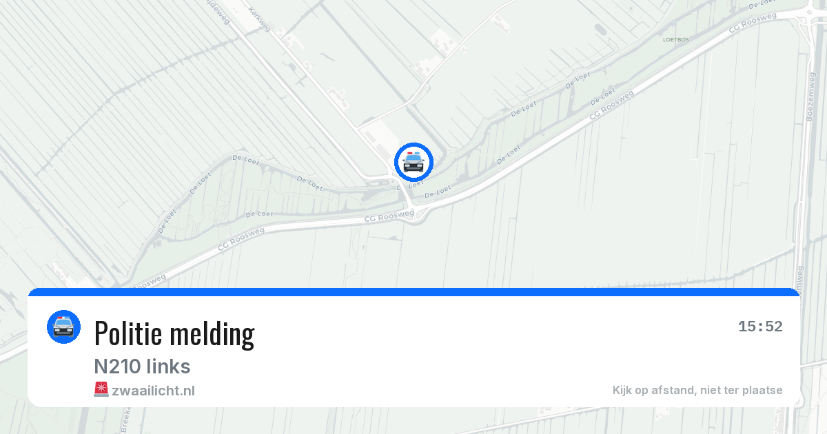 Politie melding — 19 jun 2026